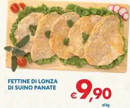 MD Discount Fettine di lonza di suino panate offerta
