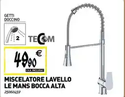 Tecnomat Miscelatore lavello le mans bocca alta 25060459 offerta