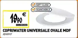 Tecnomat Copriwater universale ovale mdf offerta