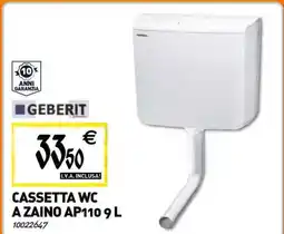 Tecnomat Cassetta wc a zaino ap110 offerta