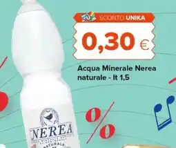 Oasi Acqua Minerale Nerea naturale offerta