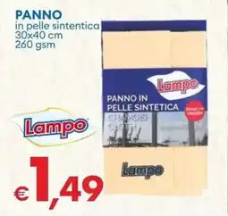 MD Discount Lampo PANNO in pelle sintentica 30x40 cm 260 gsm offerta