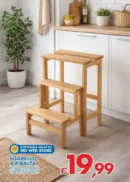 MD Discount Sgabello a ribalta offerta