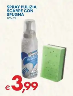 MD Discount Spray pulizia scarpe con spugna offerta