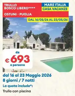 MD Discount Trullo bosco libero offerta