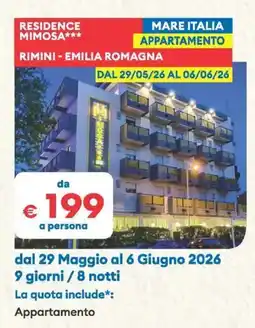 MD Discount Residence mimosa offerta