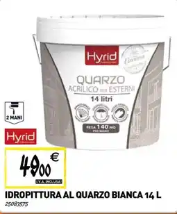 Tecnomat Idropittura al quarzo bianca offerta