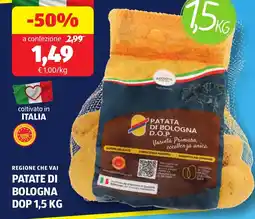 ALDI Regione che vai patate di bologna dop offerta