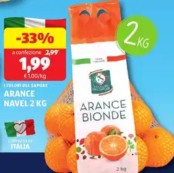 ALDI I colori del sapore arance navel offerta