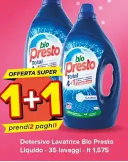 Tigre Detersivo Lavatrice Bio Presto Liquido offerta