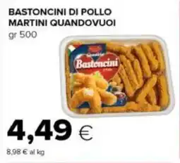 Tigre Bastoncini di pollo martini quandovuoi offerta