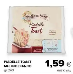 Oasi Piadelle toast MULINO BIANCO offerta