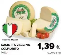 Oasi Caciotta vaccina colfiorito offerta
