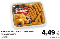 Oasi Bastoncini di pollo martini quandovuoi offerta