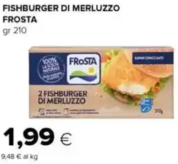 Oasi Fishburger di merluzzo FROSTA offerta