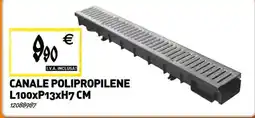 Tecnomat Canale polipropilene l100xp13xh7 cm offerta