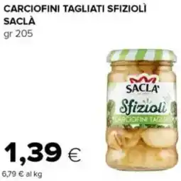 Oasi Carciofini tagliati sfiziolì SACLÀ offerta