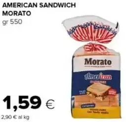 Oasi American sandwich MORATO offerta