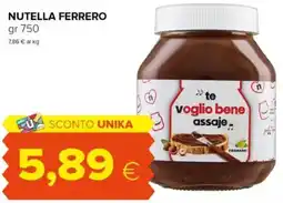 Oasi Nutella ferrero offerta