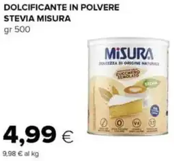 Oasi Dolcificante in polvere stevia MISURA offerta