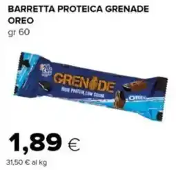 Oasi Barretta proteica grenade OREO offerta