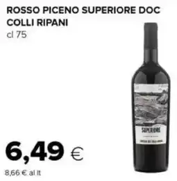 Oasi Rosso piceno superiore doc colli ripani offerta