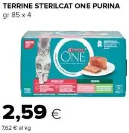 Oasi Terrine sterilcat ONE PURINA offerta