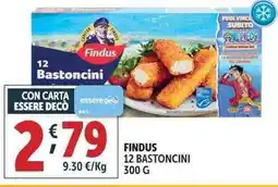 Deco Supermercati FINDUS 12 bastoncini offerta