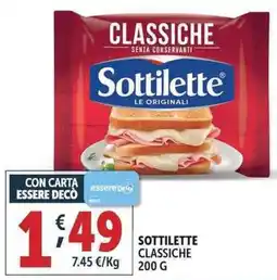 Deco Supermercati Sottilette classiche offerta