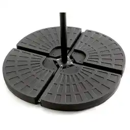 Ipercoop CONFEZIONE 4 PIASTRE RIEMPIBILI PER OMBRELLONE GIARDINO offerta