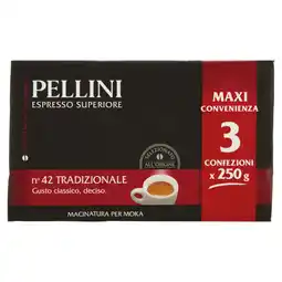 Ipercoop CAFFÈ ESPRESSO SUPERIORE PELLINI offerta