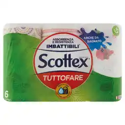 Ipercoop ASCIUGATUTTO TUTTOFARE SCOTTEX offerta