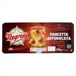 Spazio Conad PANCETTA IN CUBETTI NEGRONI offerta