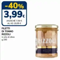 Basko Filetti di tonno RIZZOLI offerta
