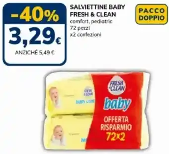 Basko Salviettine baby FRESH & CLEAN offerta