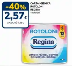 Basko Carta igienica rotoloni REGINA offerta