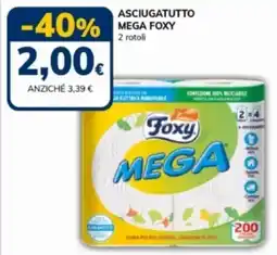 Basko Asciugatutto MEGA FOXY 2 rotoli offerta