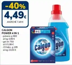 Basko Calgon power 4 in 1 offerta