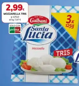 Basko Mozzarella tris Galbani offerta