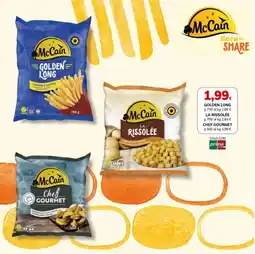 Basko Golden long, la rissolée, chef gourmet McCain offerta