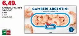 Basko Gamberi argentini squsciati ARBI offerta