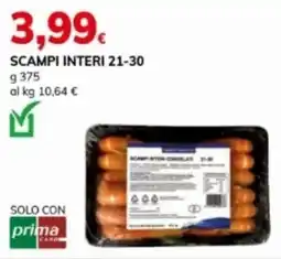 Basko Scampi interi 21-30 offerta