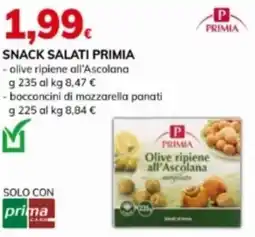 Basko Snack salati PRIMIA offerta