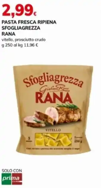 Basko Pasta fresca ripiena sfogliagrezza RANA offerta
