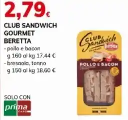Basko Club sandwich gourmet BERETTA offerta