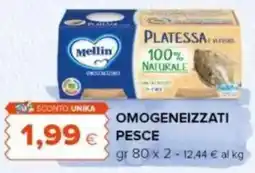 Oasi Omogeneizzati pesce Mellin offerta