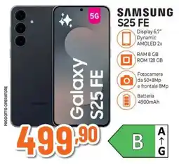 Ipercoop SAMSUNG S25 FE offerta