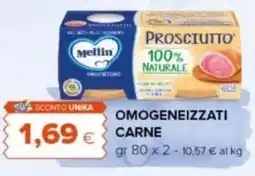 Oasi Omogeneizzati carne Mellin offerta