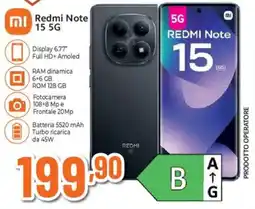 Ipercoop Xiaomi Redmi Note 15 5G offerta