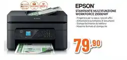 Ipercoop EPSON STAMPANTE MULTIFUNZIONE WORKFORCE 2930DWF offerta